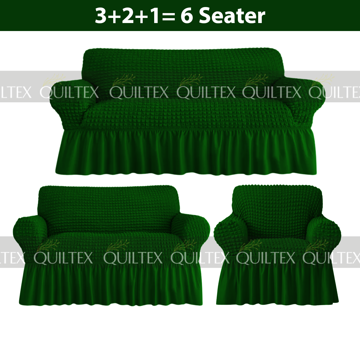 Bubble Sofa Cover Green