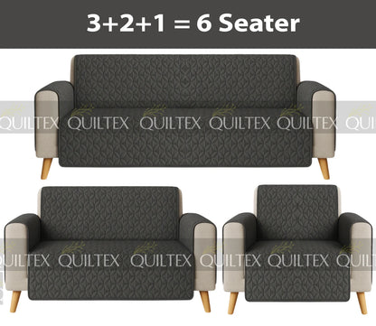 Ultrasonic Sofa Cover  (GREY )