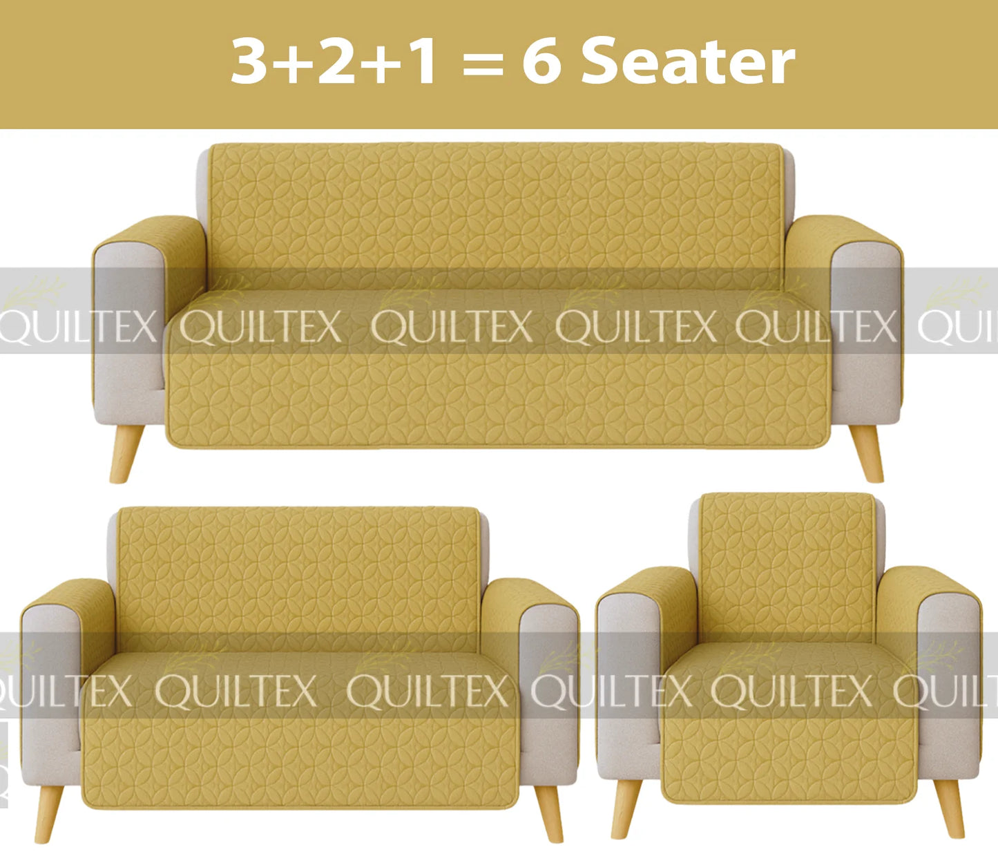 Ultrasonic Sofa Cover  (baige)