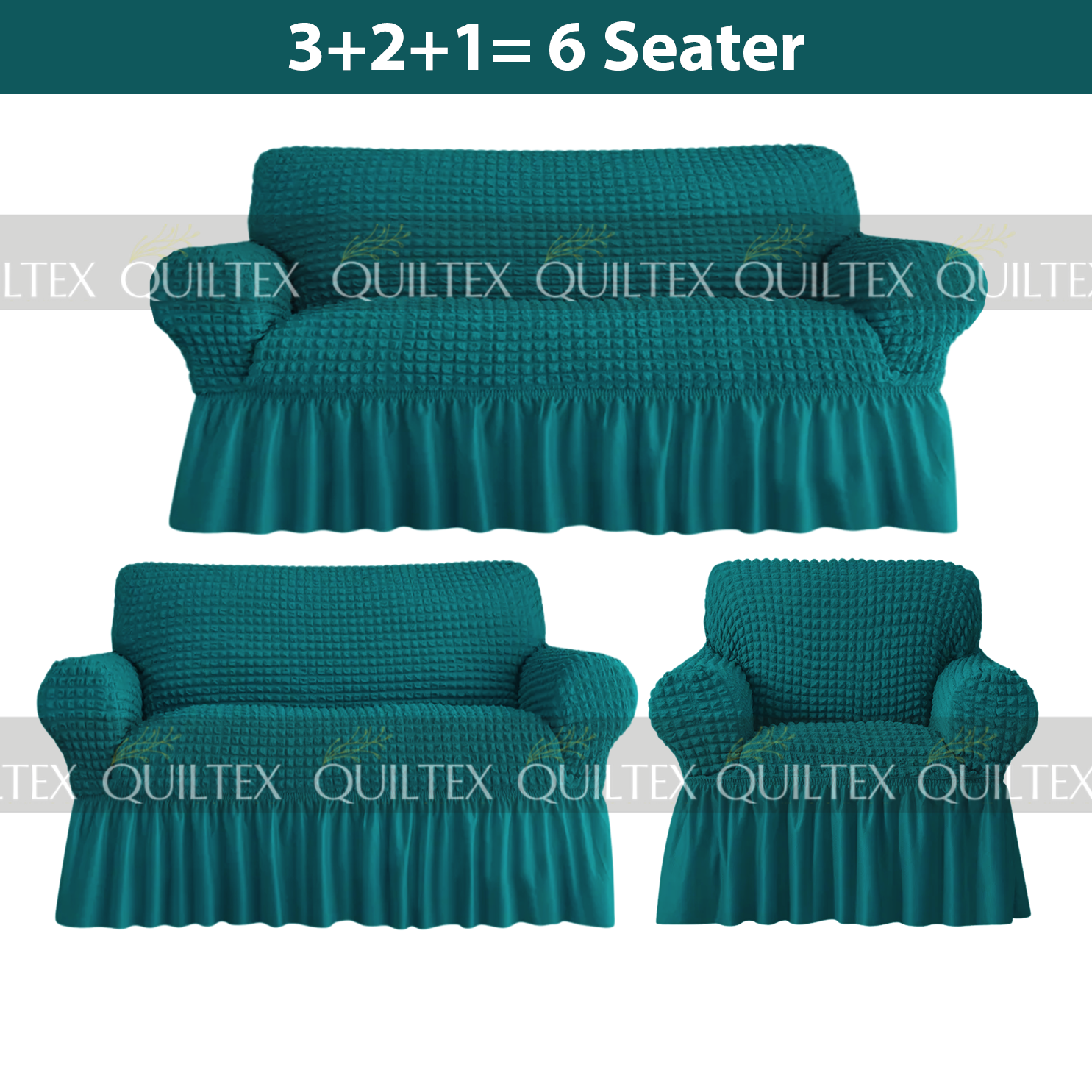 Bubble Sofa Cover Zinc