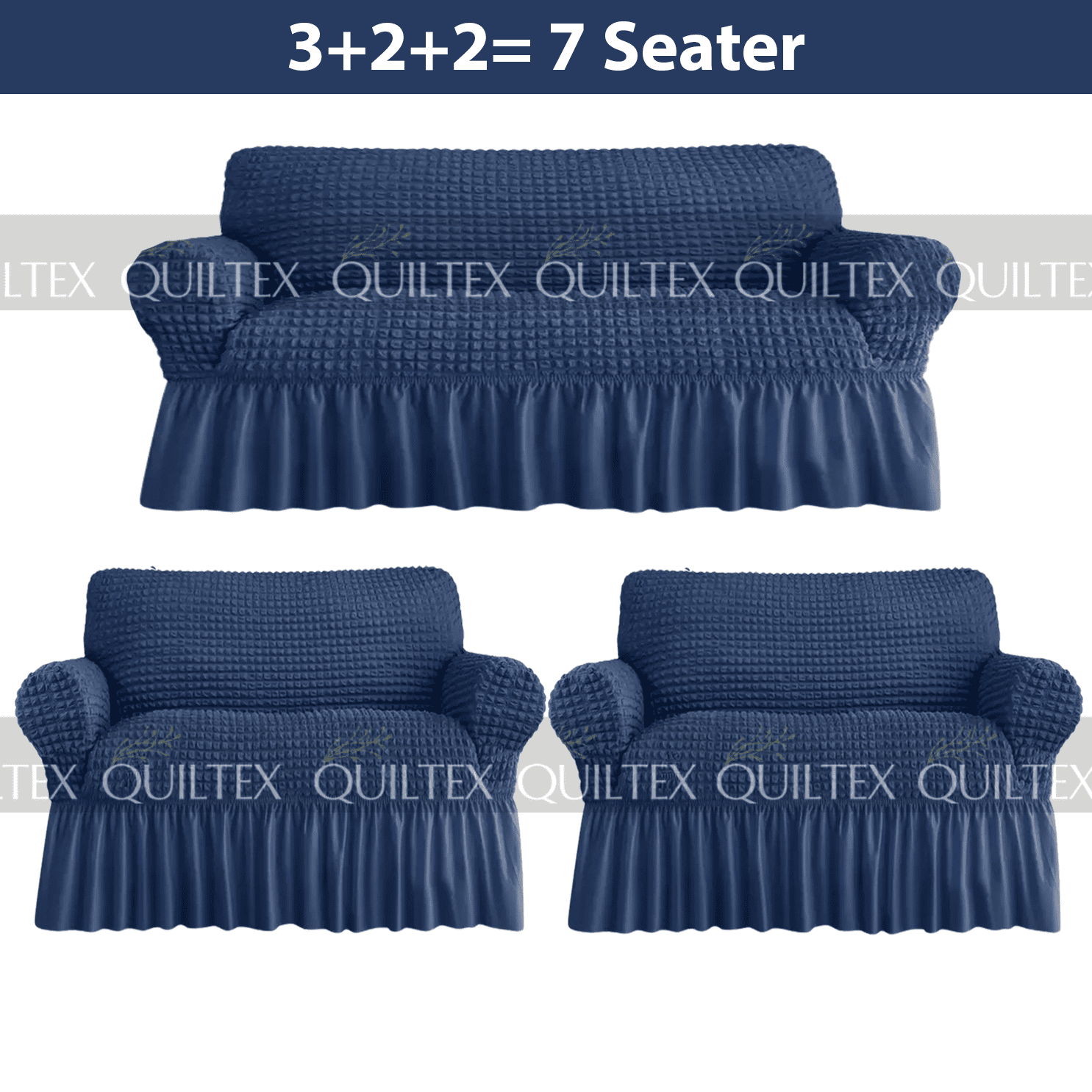 Bubble Sofa Cover Blue Color