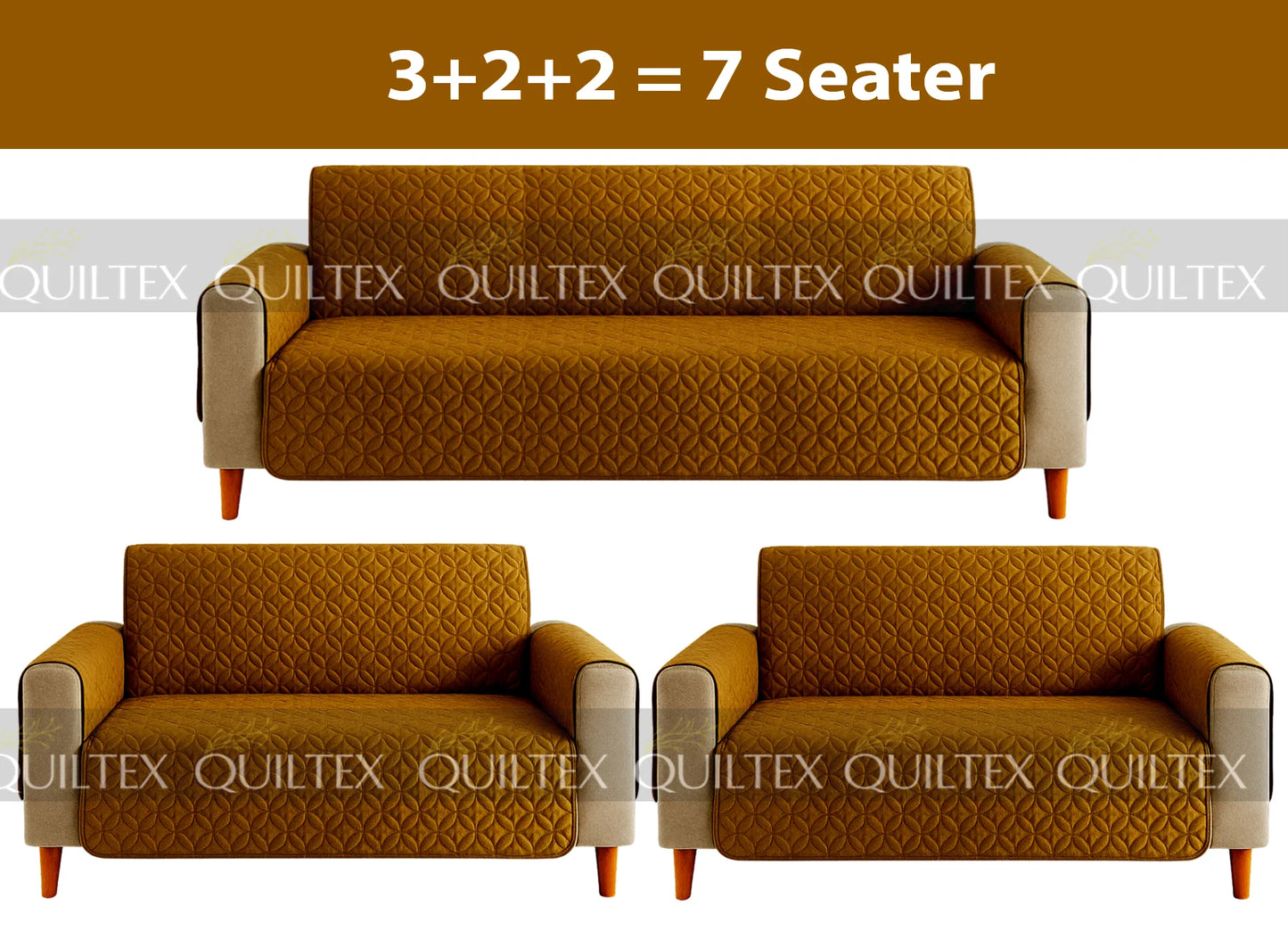 Ultrasonic Sofa Cover (coper)