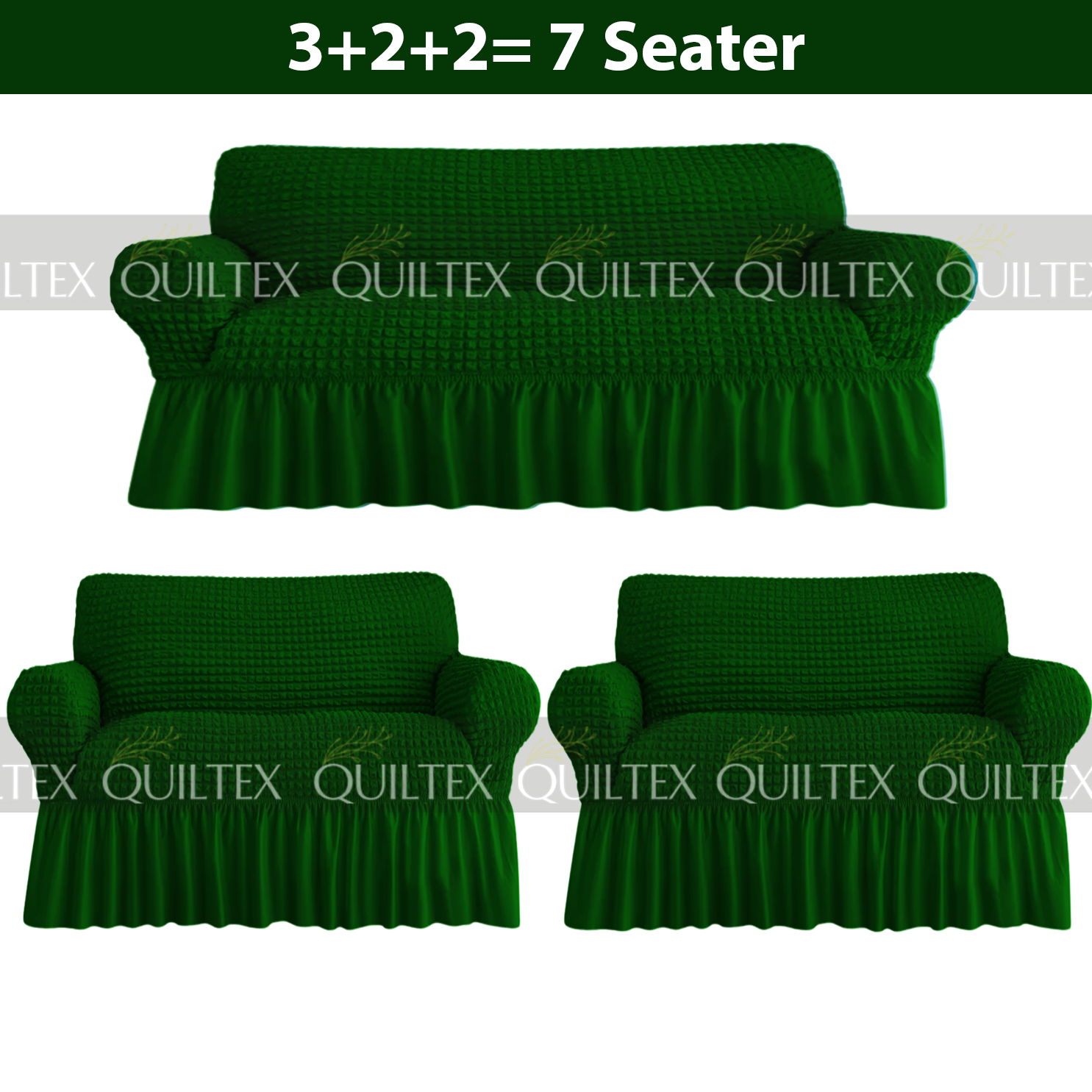 Bubble Sofa Cover Green