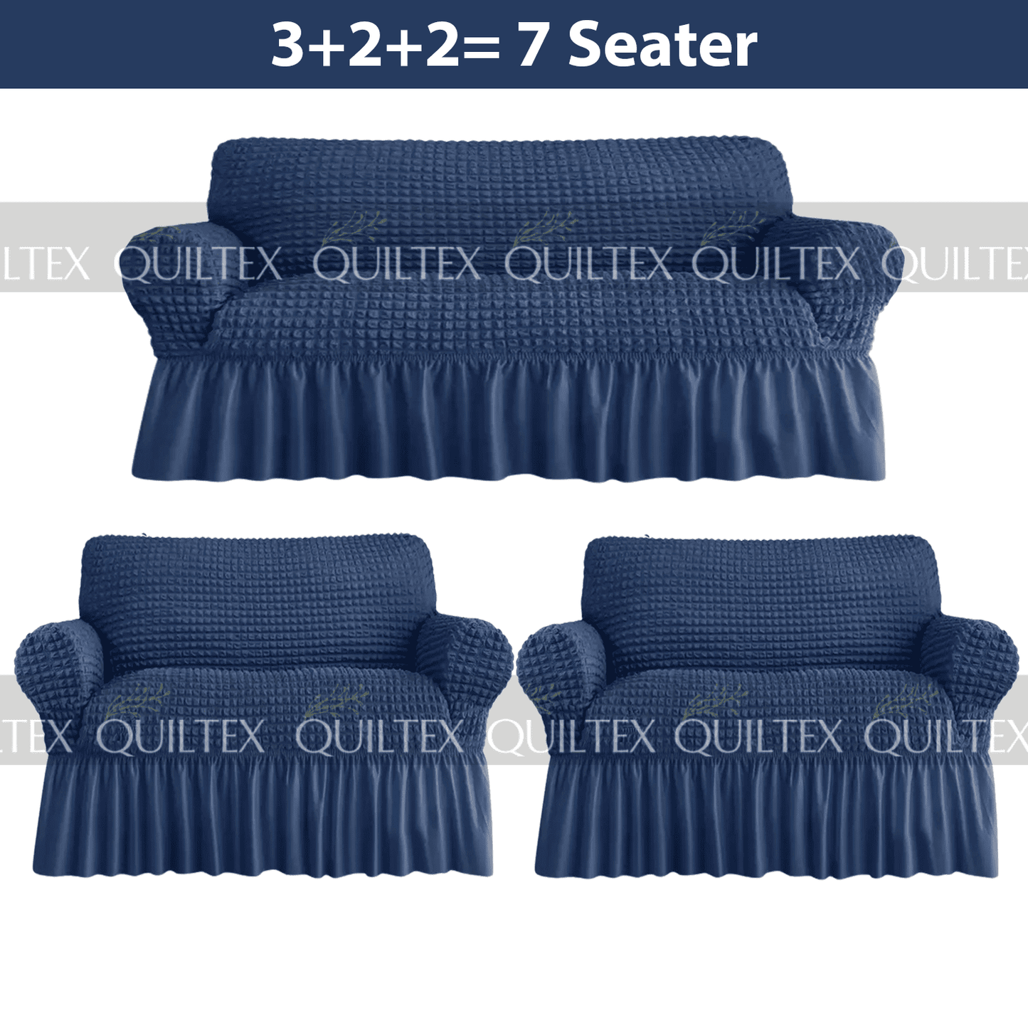 Bubble Sofa Cover Blue Color