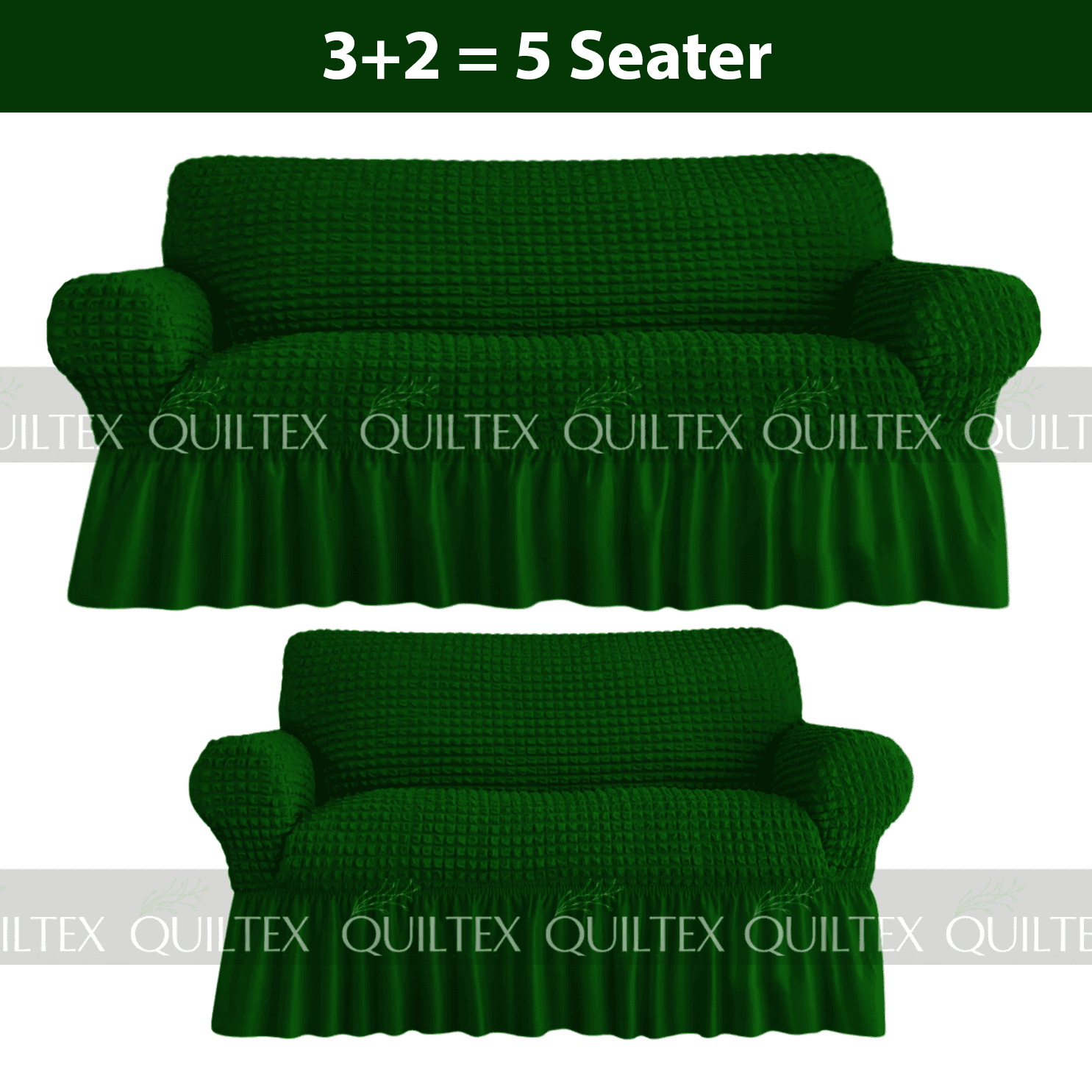 Bubble Sofa Cover Green