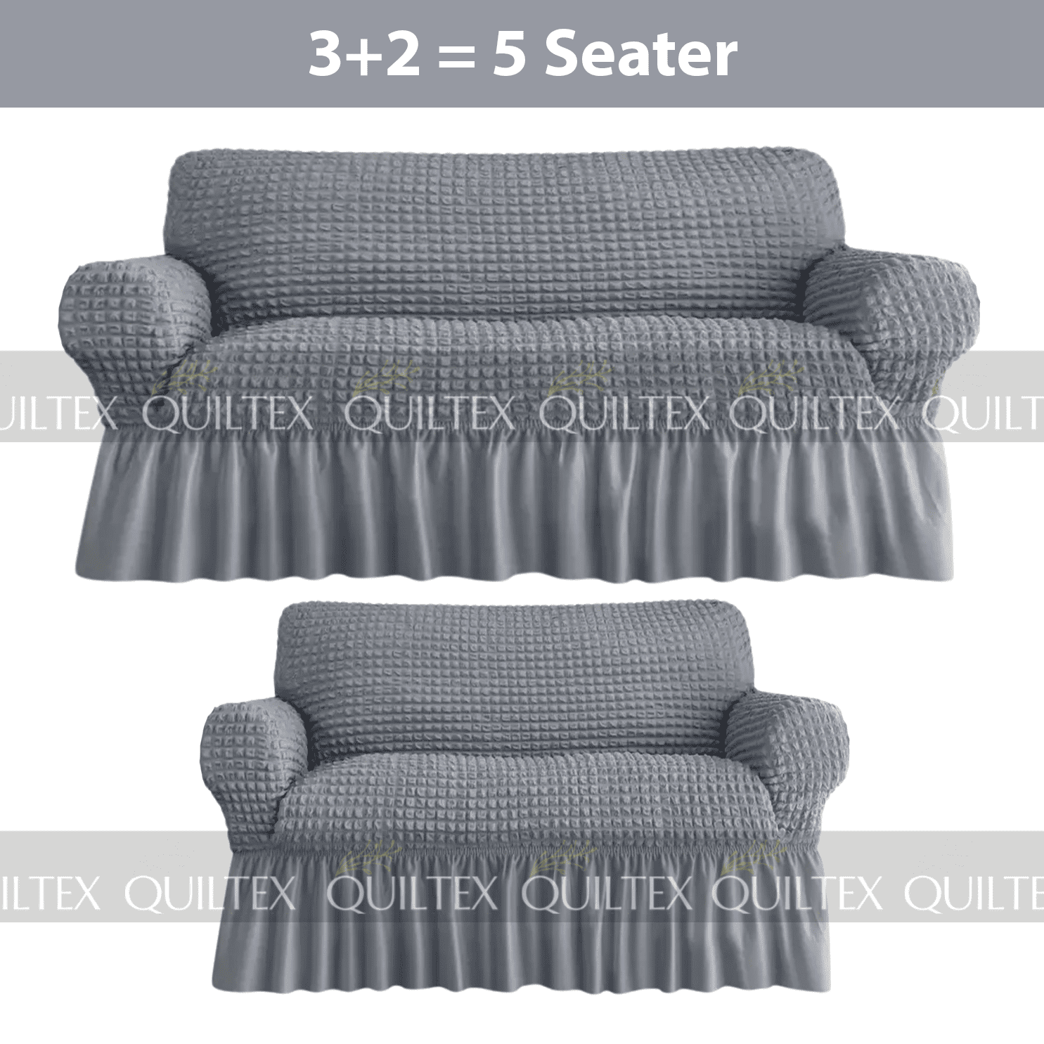 Bubble Sofa Cover  Grey Color