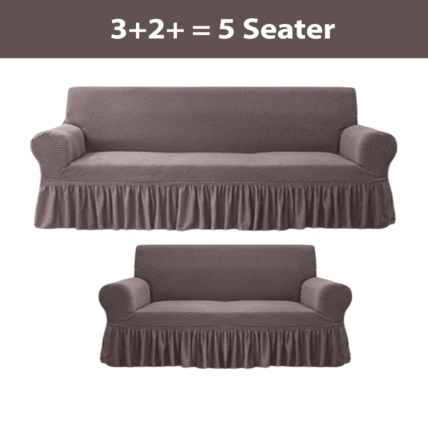 Turkish Style Sofa Covers Mouse Color