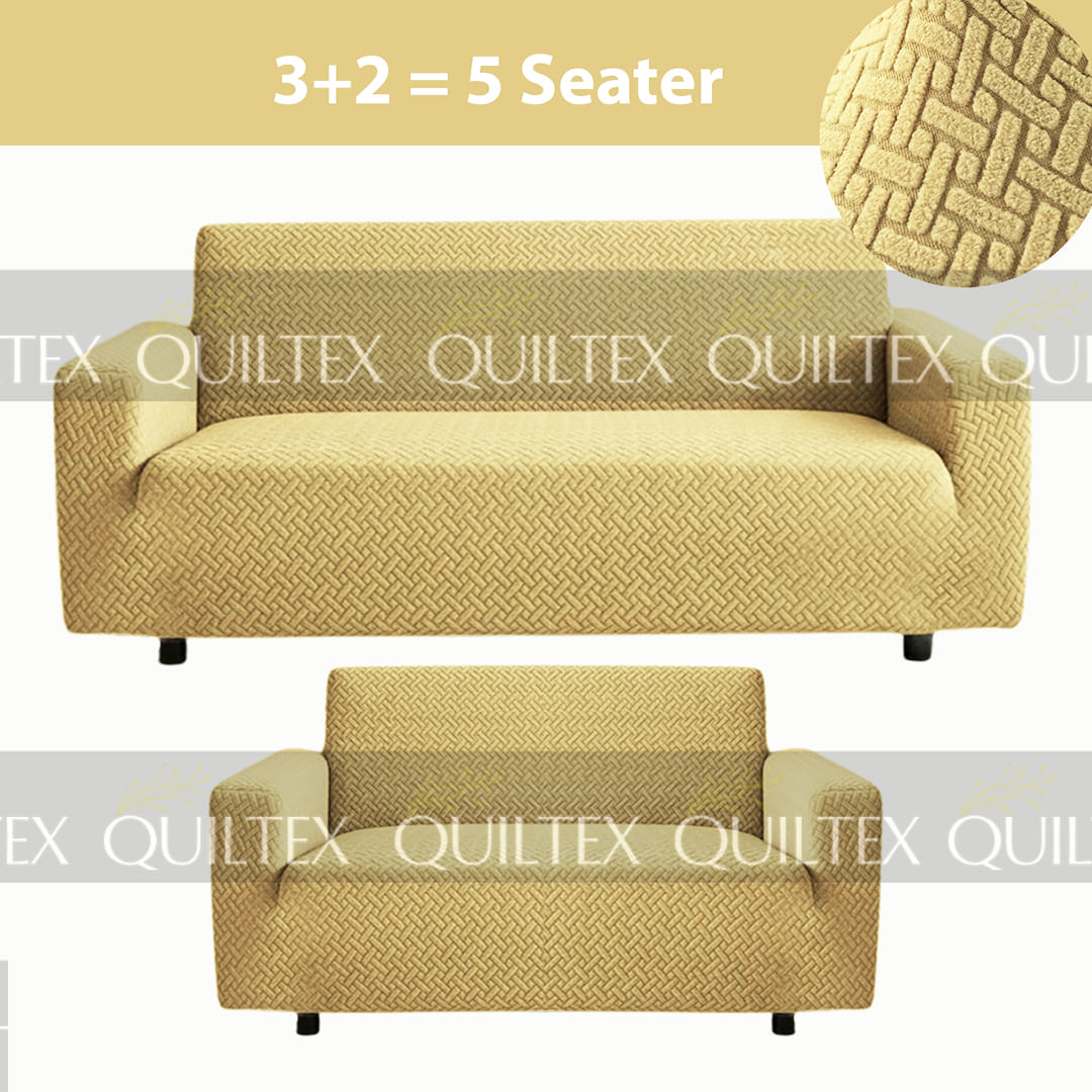 STRIPE JACQUARD SOFA COVER SKIN