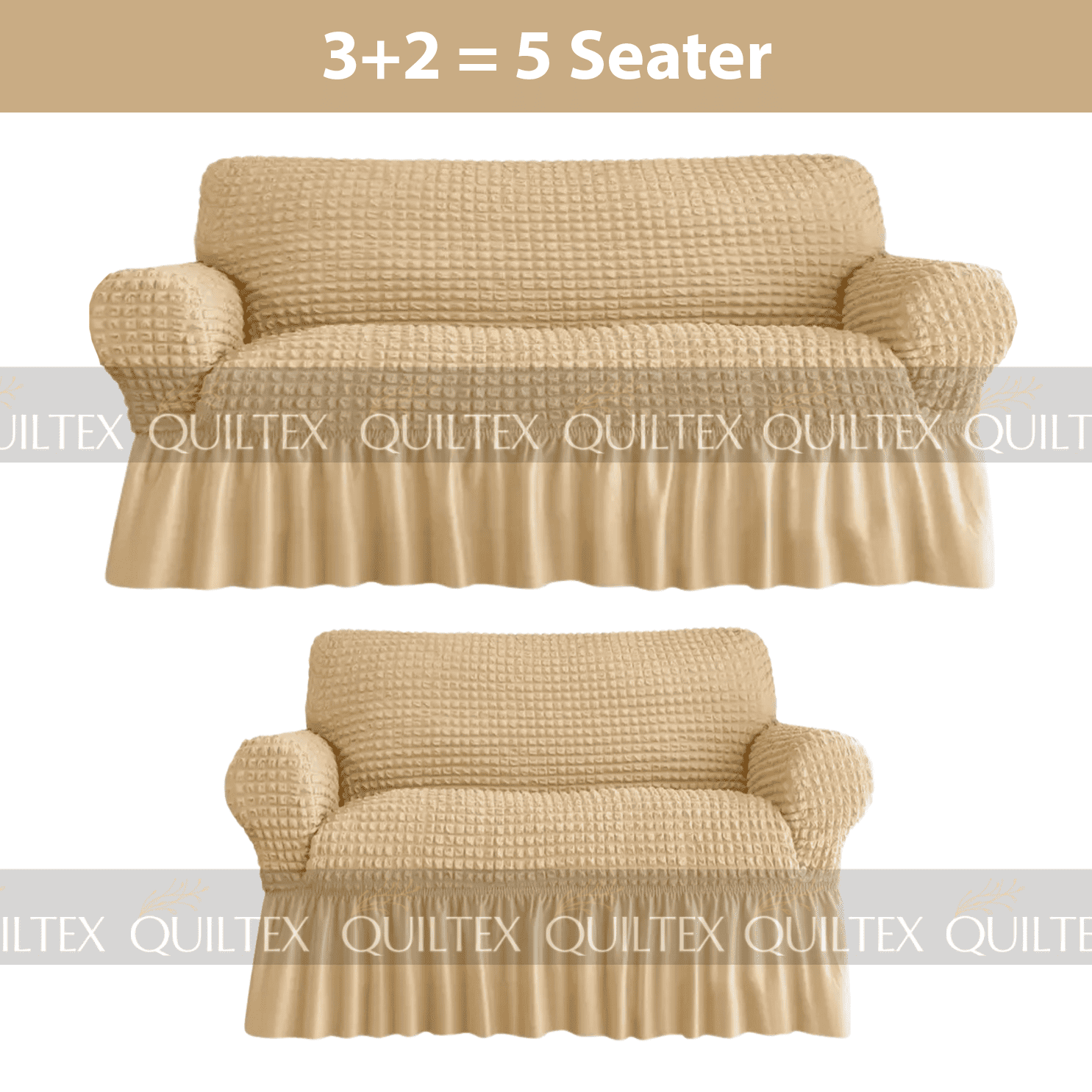 Bubble Sofa Cover Baige color