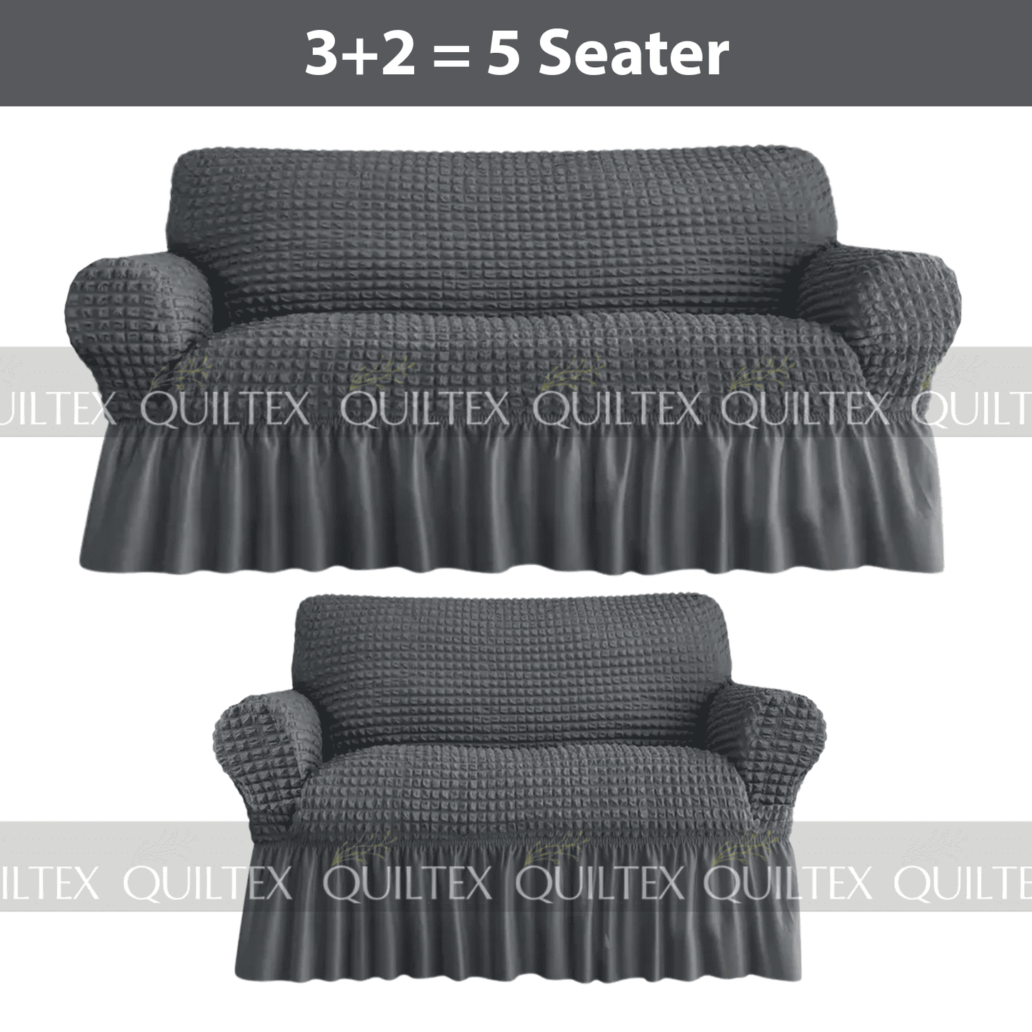 Bubble Sofa Cover  Grey Color