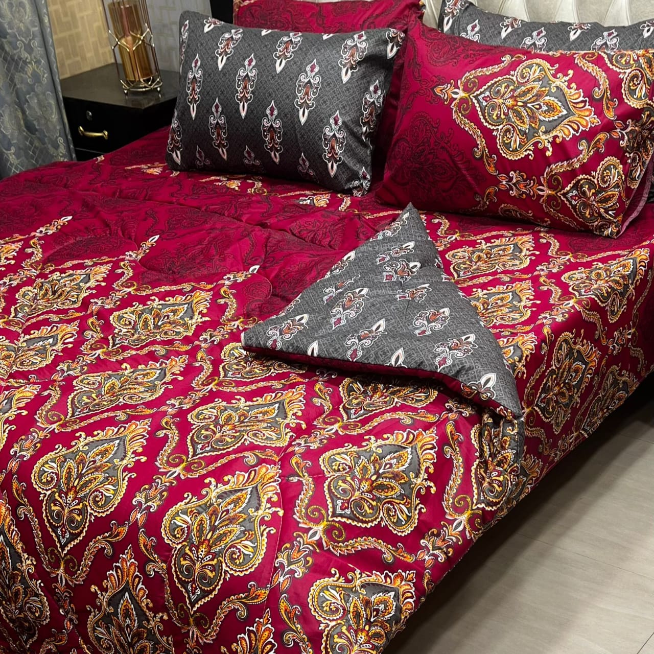 6PCS  WINTER RAZAI/QUILT SET QR-239