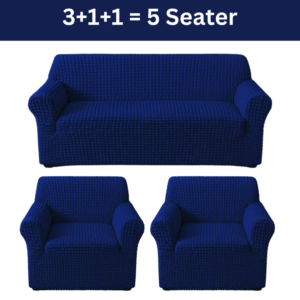 Bubble Sofa Cover Blue
