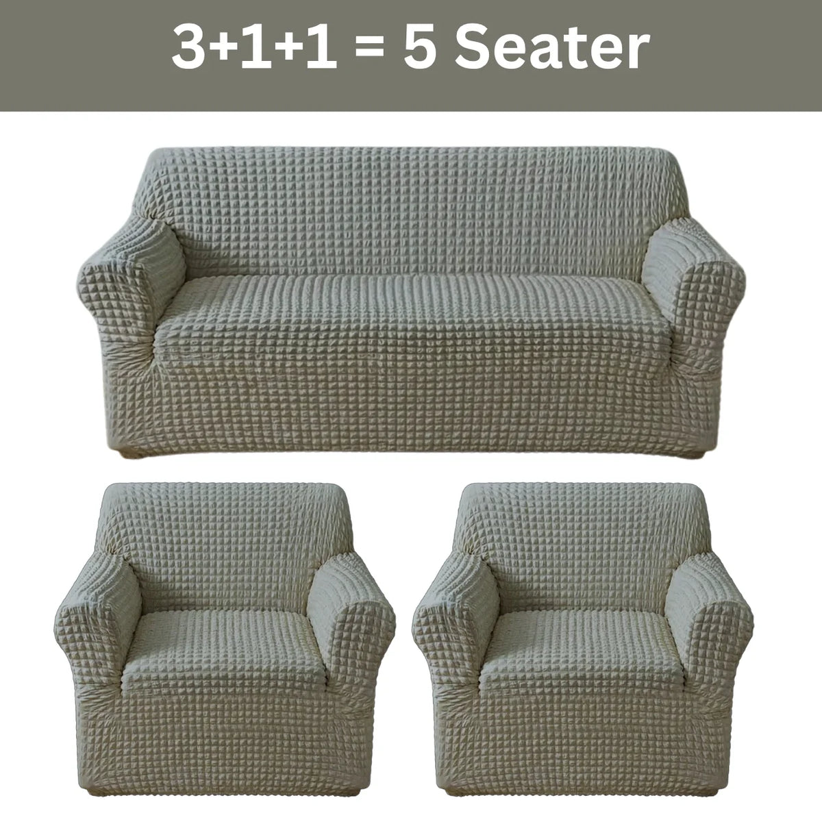 Bubble Sofa Cover Grey Color