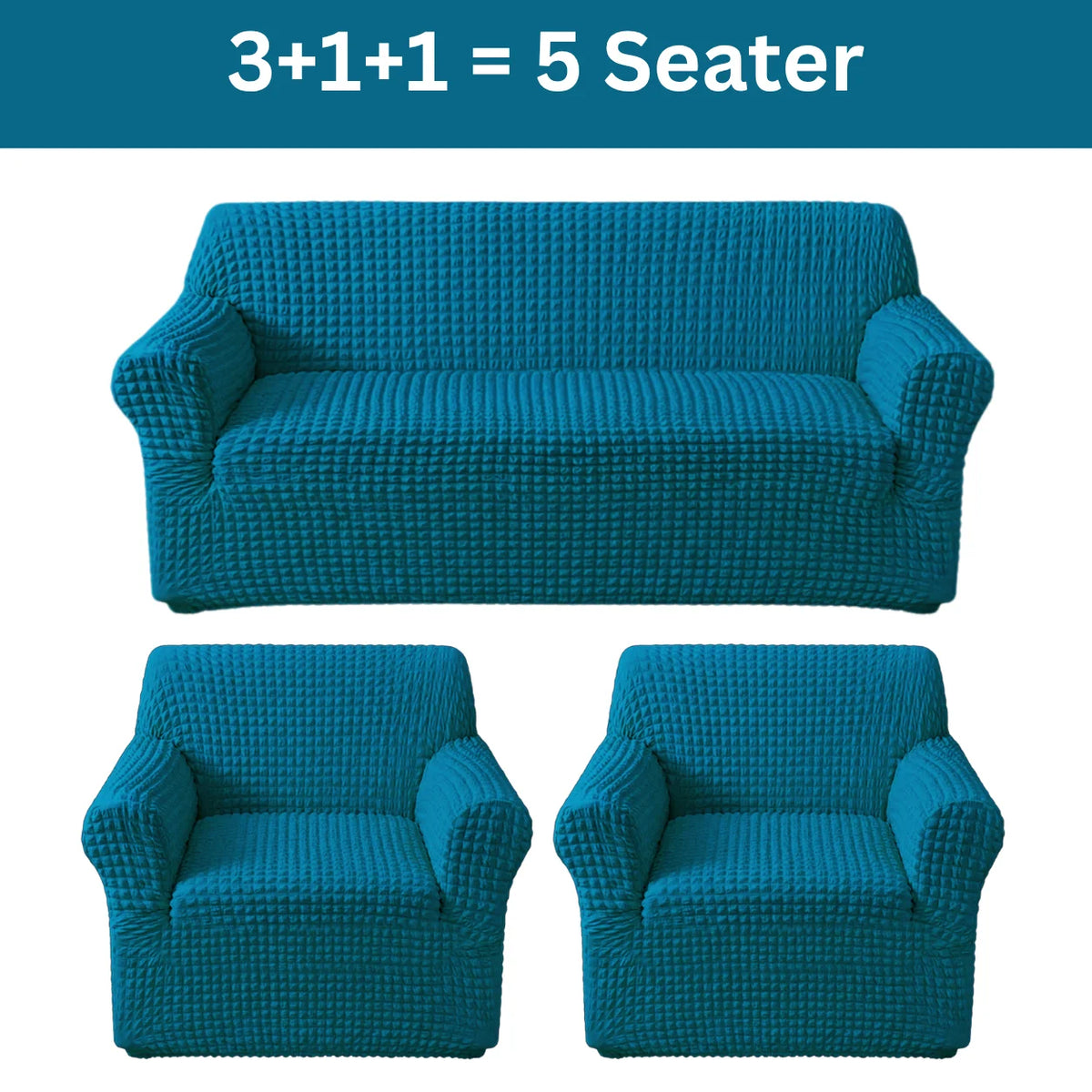 Bubble Sofa Cover Zink