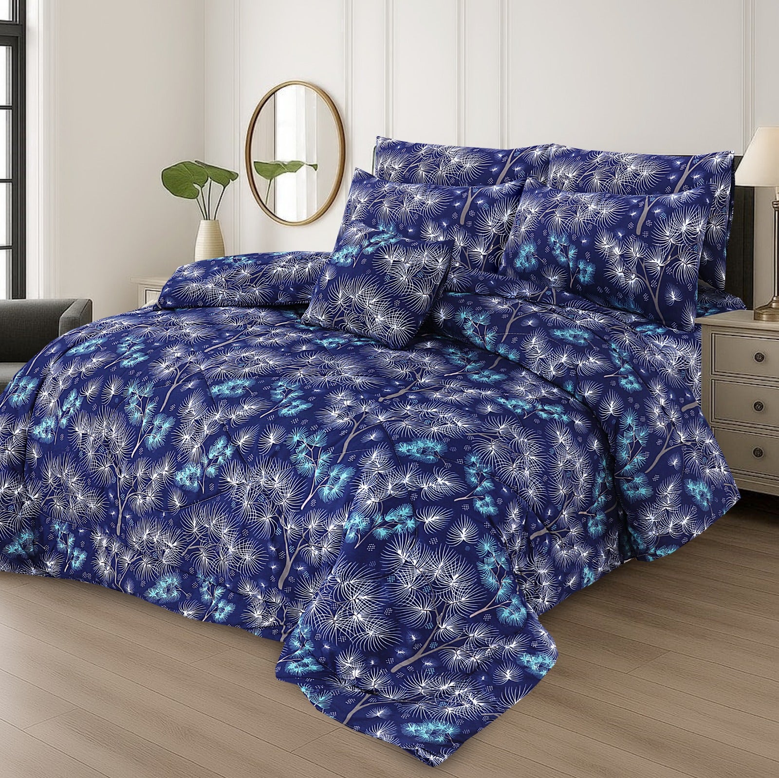 DEWDROP - 7 pcs Summer Comforter Set