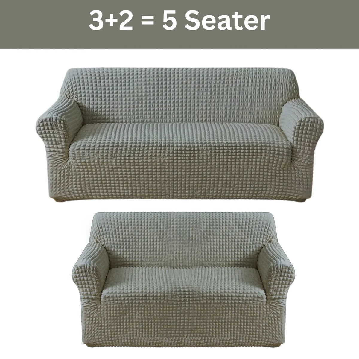 Bubble Sofa Cover Grey Color