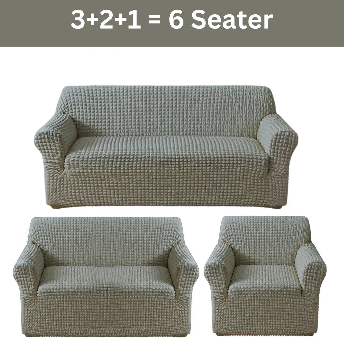 Bubble Sofa Cover Grey Color