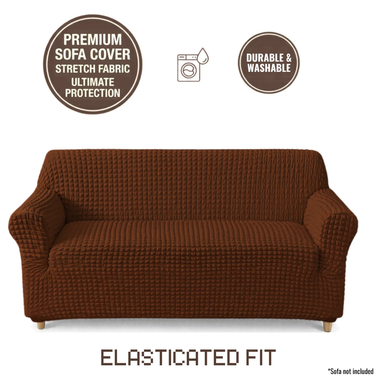 Bubble Sofa Cover Brown