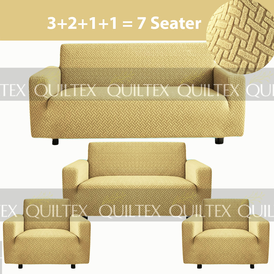 STRIPE JACQUARD SOFA COVER SKIN