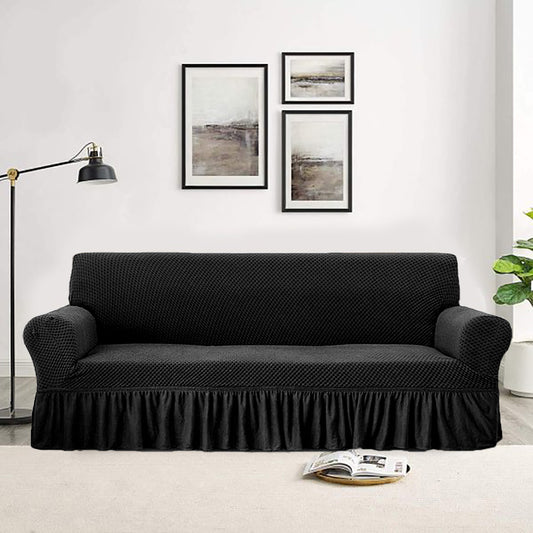 Turkish Style Sofa Covers Black Color
