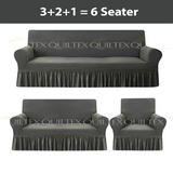 Turkish Style Sofa Covers Grey