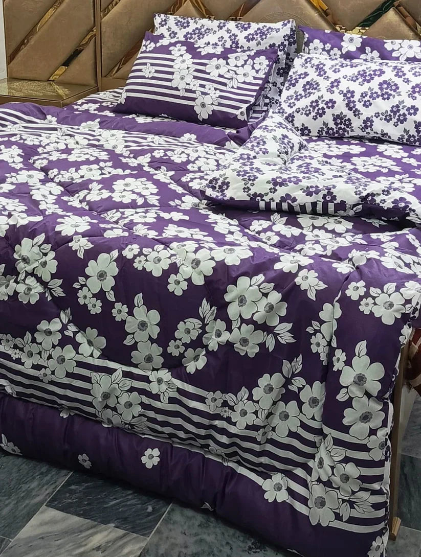 6PCS  WINTER RAZAI/QUILT SET QR-231