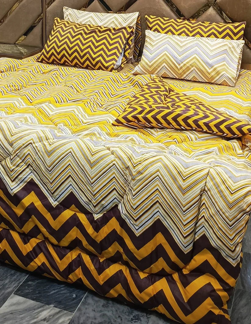 6PCS  WINTER RAZAI/QUILT SET QR-229