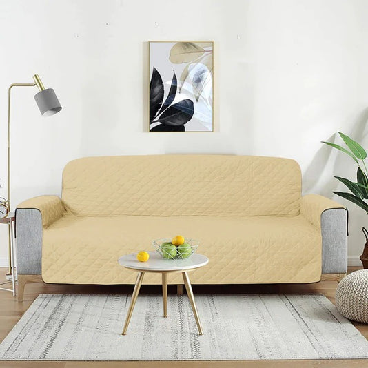 COTTON QUILTED SOFA RUNNER - SOFA COAT
