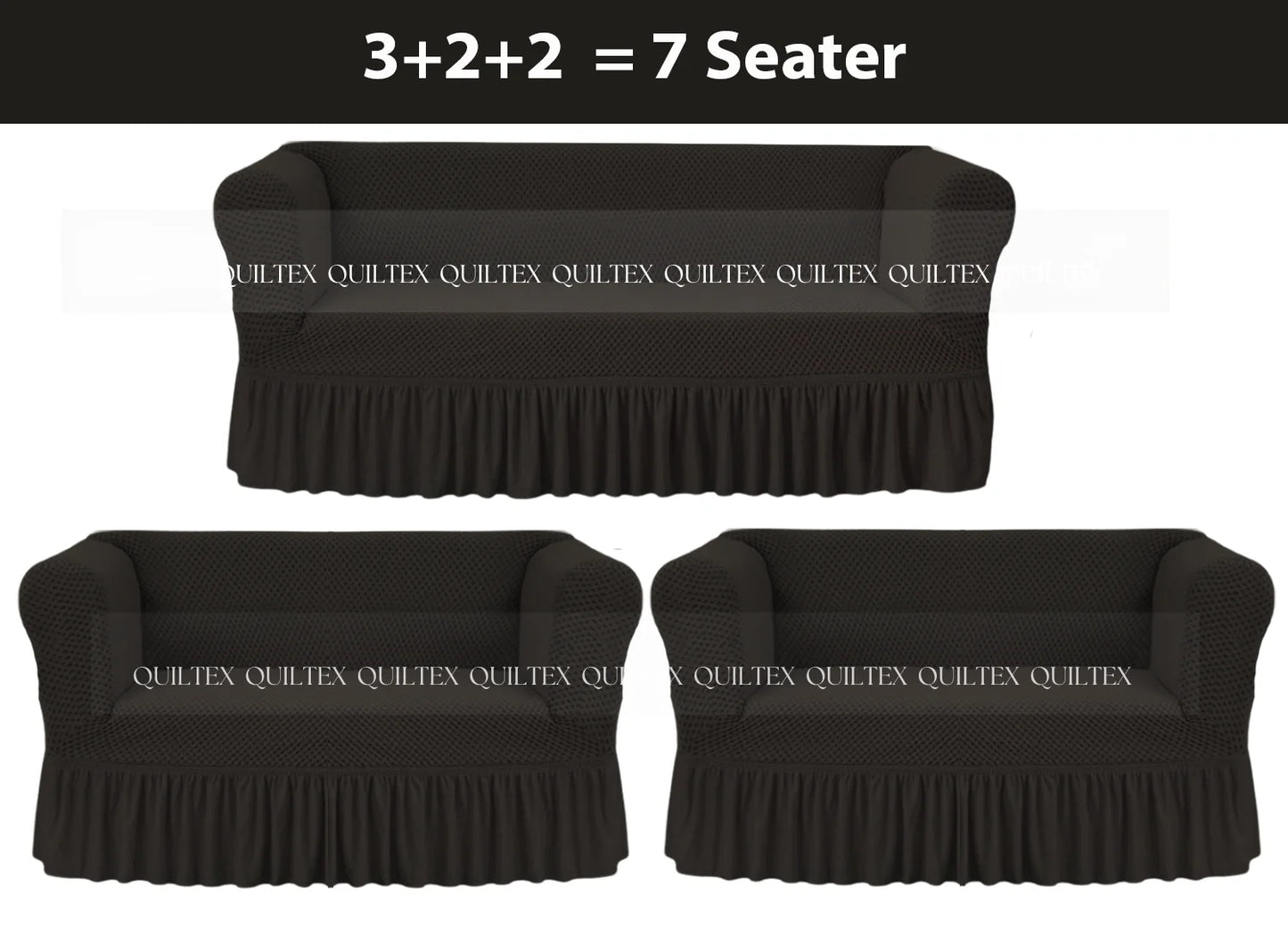 Turkish Style Sofa Covers black