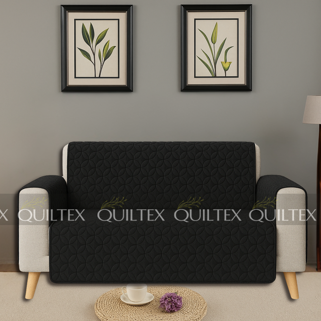 Ultrasonic Sofa Cover  (BLACK)