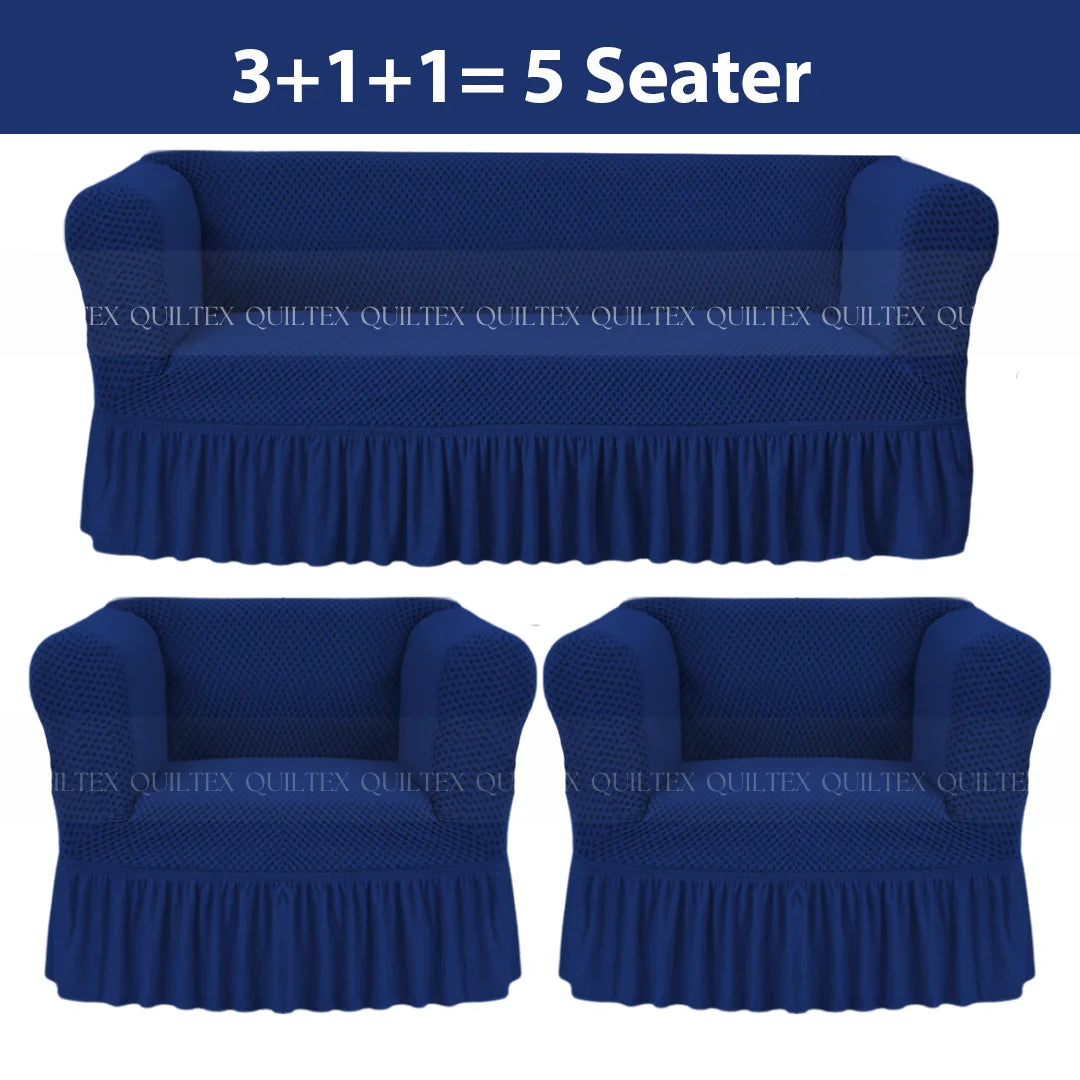 Turkish Style Sofa Covers Blue