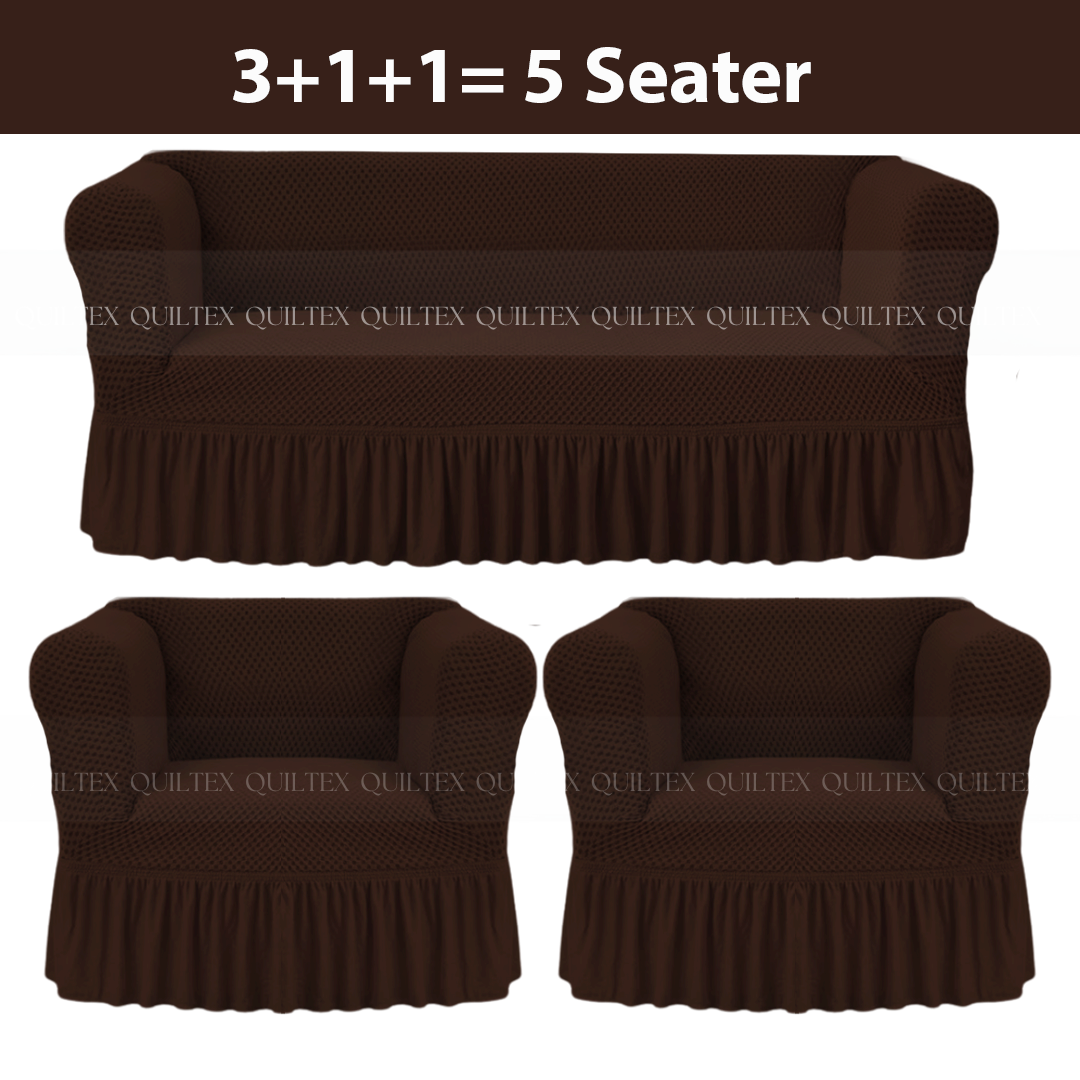 Turkish Style Sofa Covers Brown