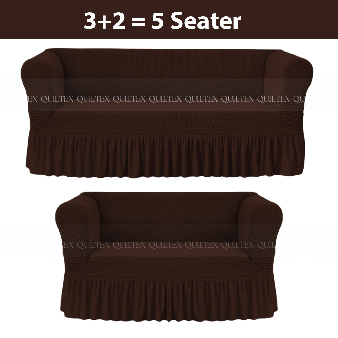 Turkish Style Sofa Covers Brown
