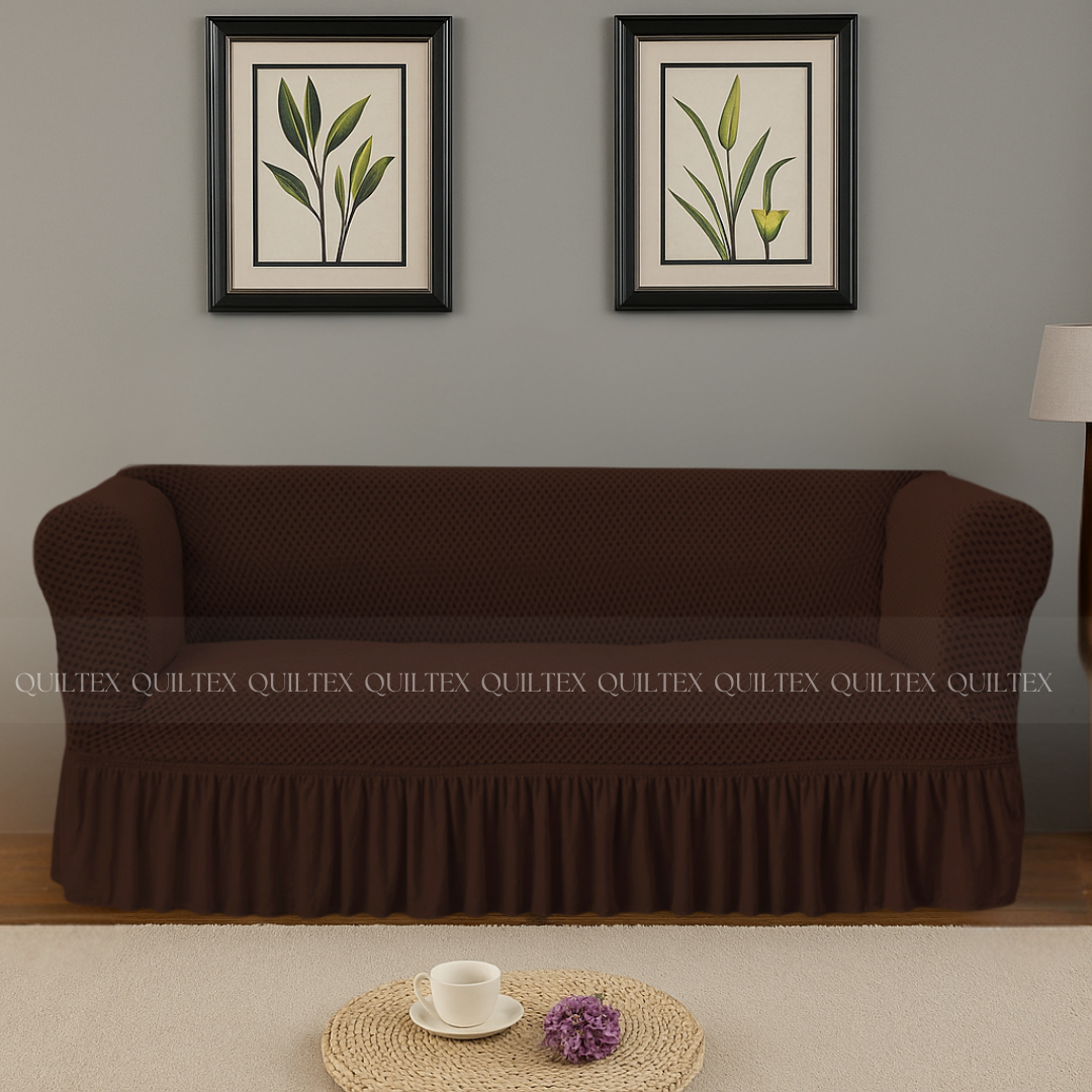 Turkish Style Sofa Covers Brown