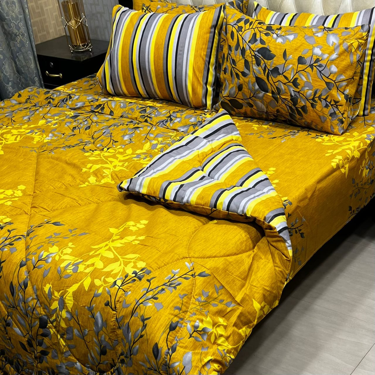 6PCS  WINTER RAZAI/QUILT SET QR-241