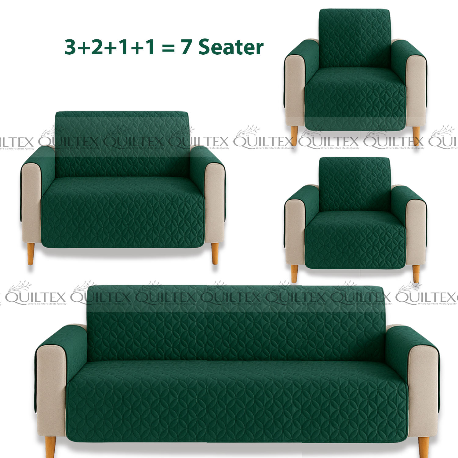 ULTRA SONIC SOFA RUNNER - SOFA COAT (GREEN )