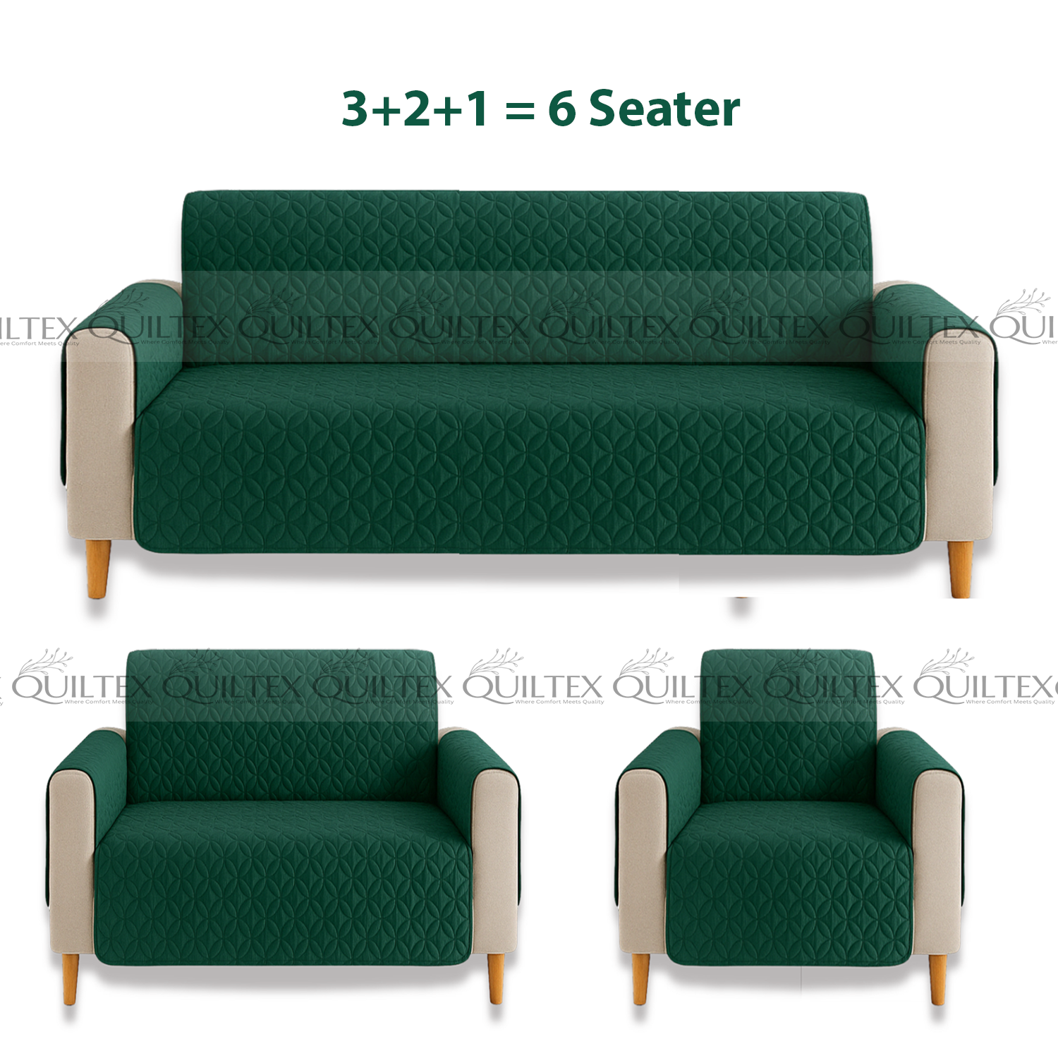 ULTRA SONIC SOFA RUNNER - SOFA COAT (GREEN )