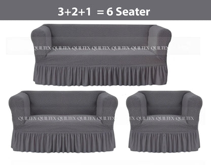 Turkish Style Sofa Covers grey