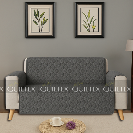 Ultrasonic Sofa Cover  (GREY )