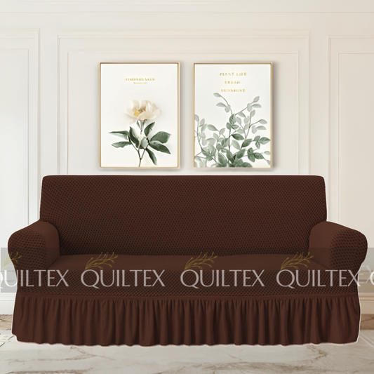 Turkish Style Sofa Covers  Dark Brown