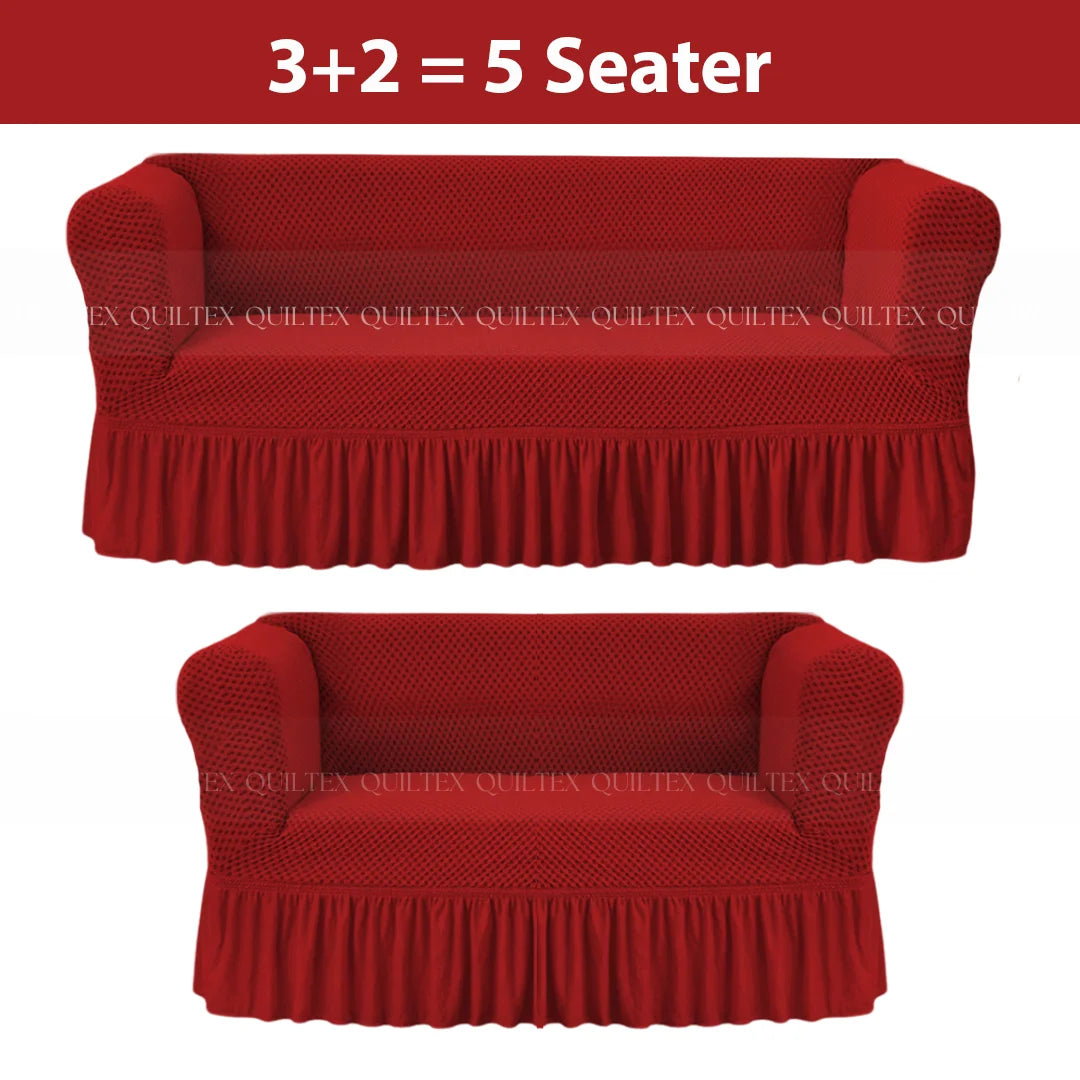 Turkish Style Sofa Covers Maroon