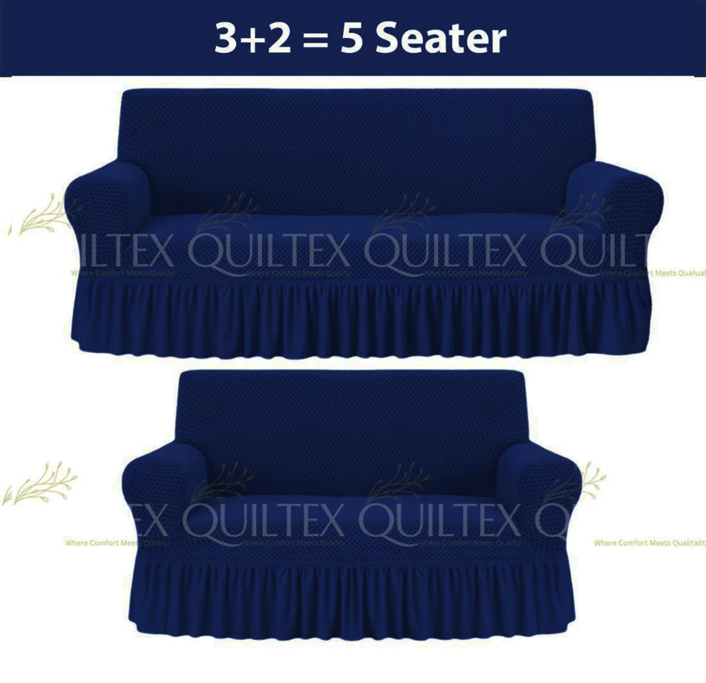 Turkish Style Sofa Covers Blue