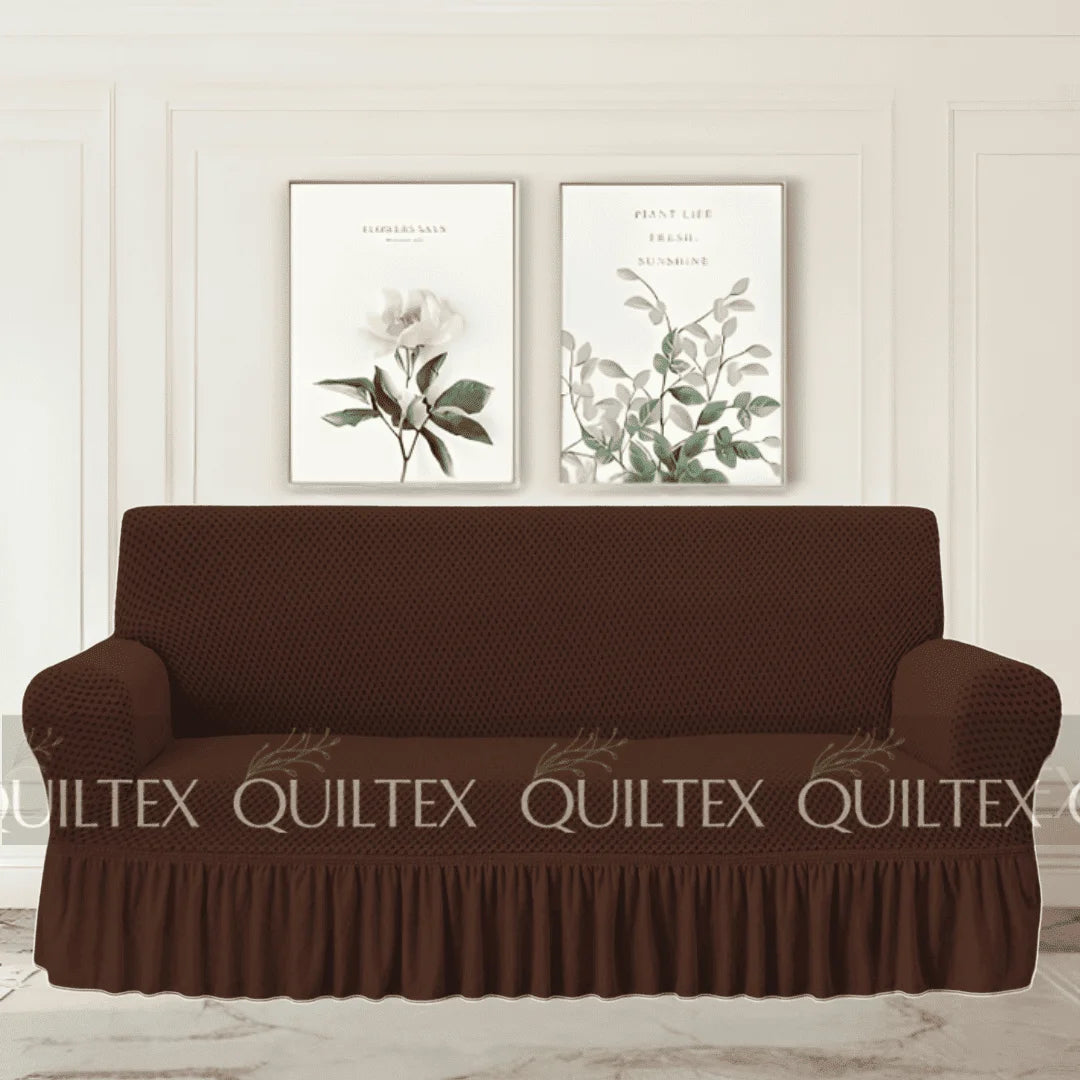 Turkish Style Sofa Covers  Dark Brown