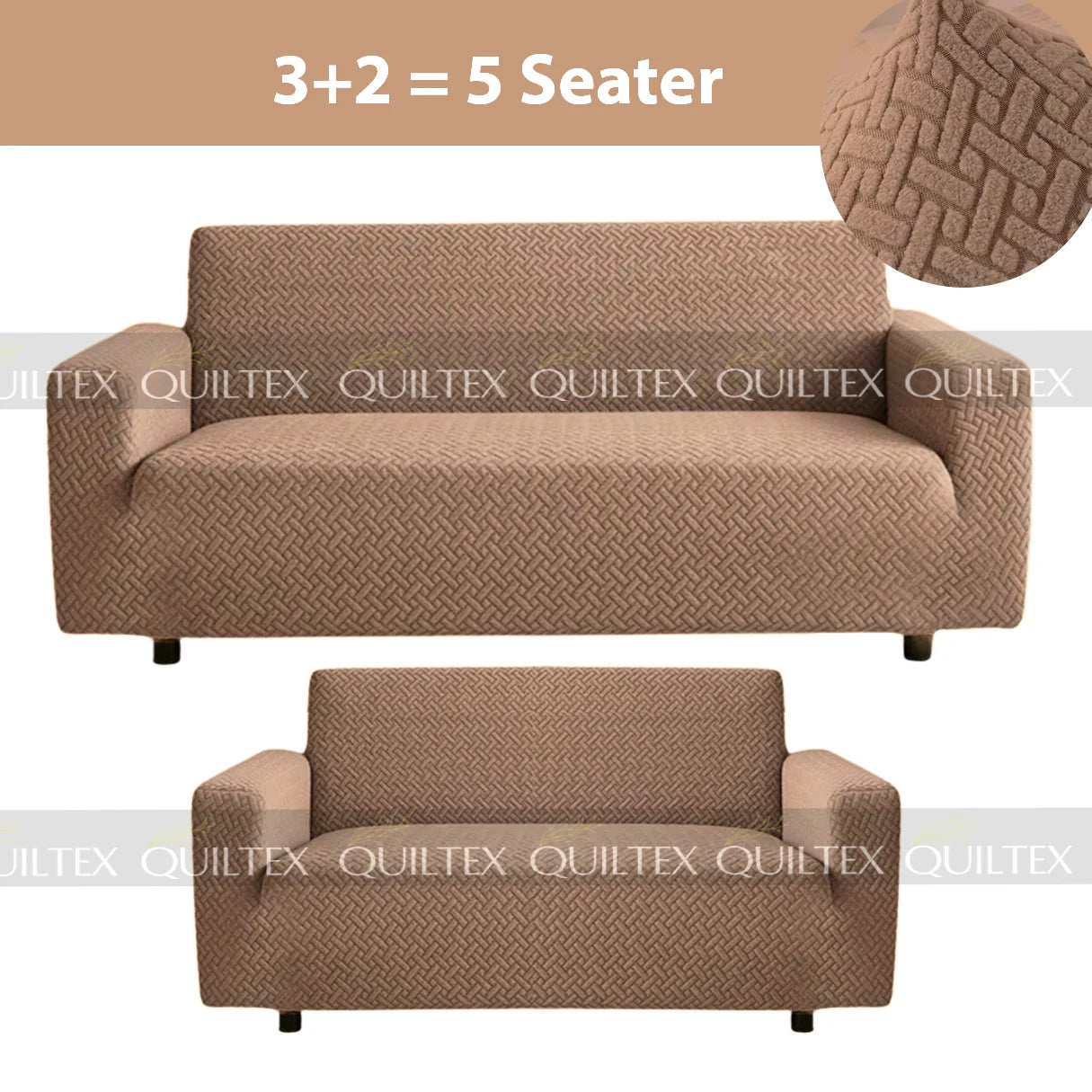 STRIPE JACQUARD SOFA COVER MOUSE