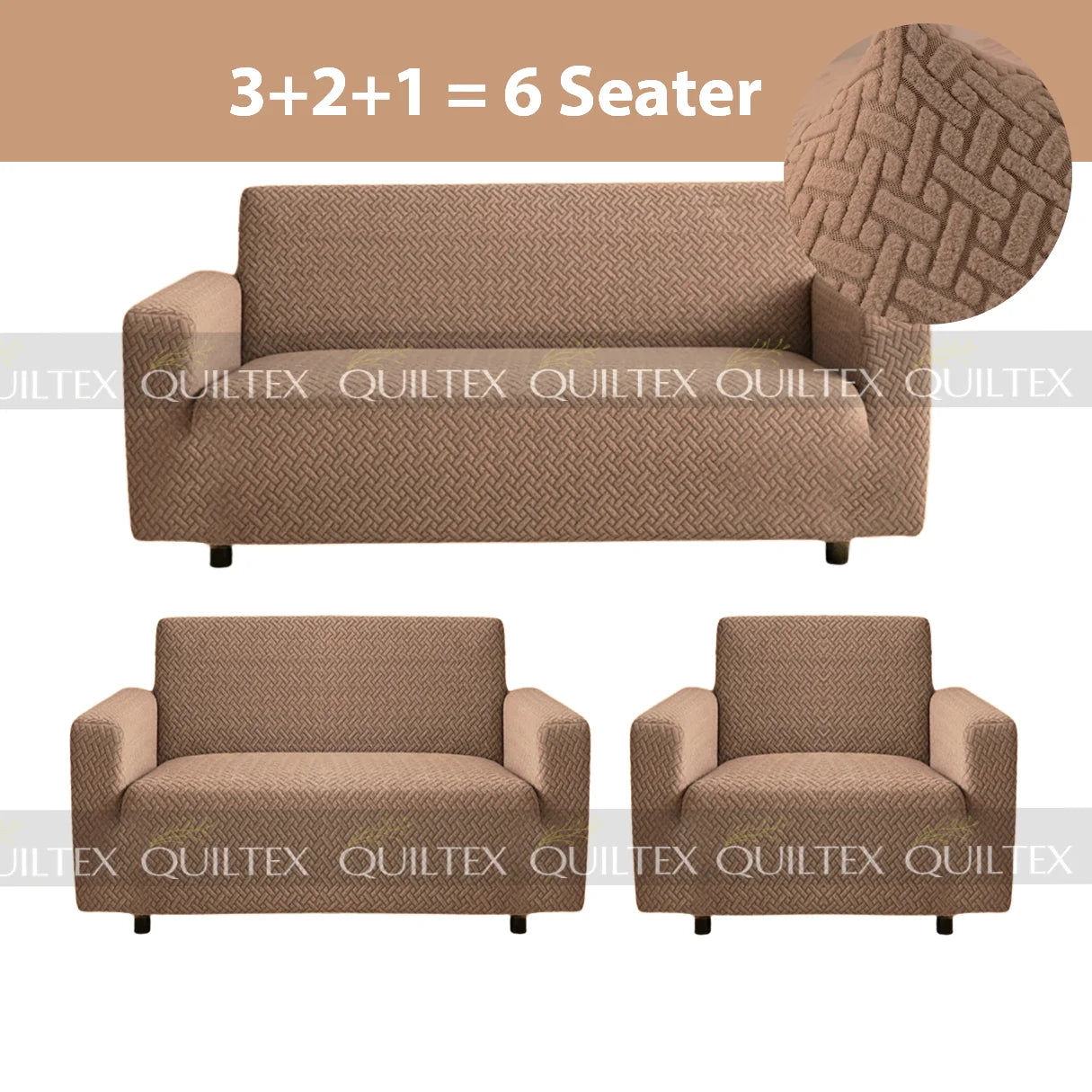 STRIPE JACQUARD SOFA COVER MOUSE