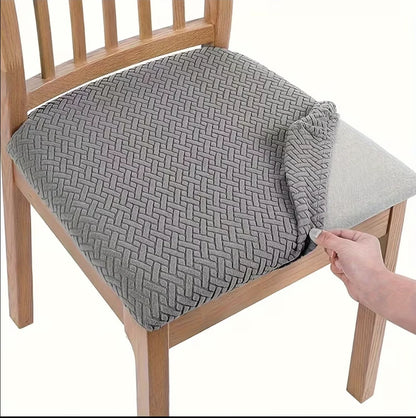 Jacquard Stripe Seat Covers- Grey