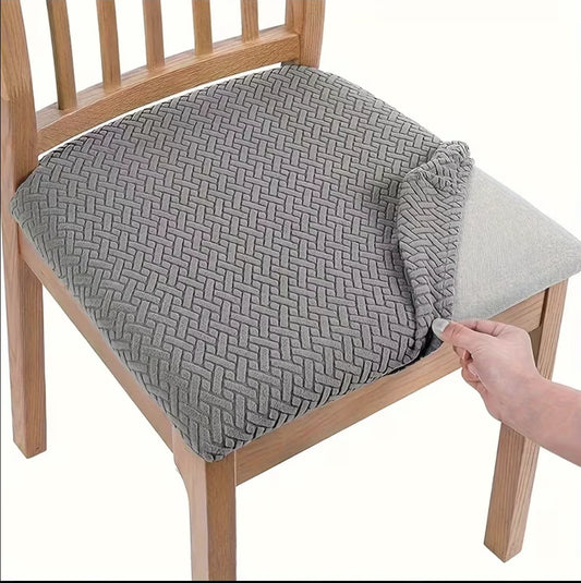 Jacquard Stripe Seat Covers- Grey