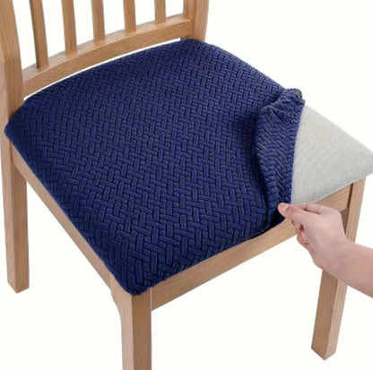 Jacquard Stripe Seat Covers-Blue